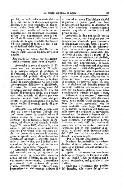 La Corte suprema di Roma raccolta periodica delle sentenze della Corte di cassazione di Roma