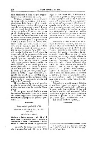 La Corte suprema di Roma raccolta periodica delle sentenze della Corte di cassazione di Roma