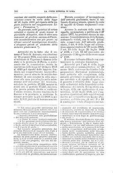 La Corte suprema di Roma raccolta periodica delle sentenze della Corte di cassazione di Roma