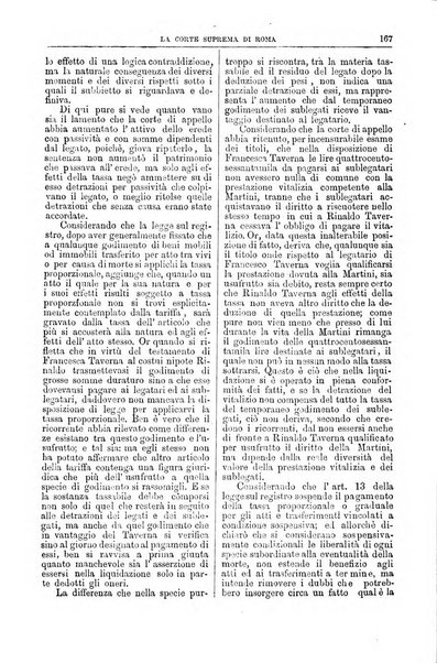 La Corte suprema di Roma raccolta periodica delle sentenze della Corte di cassazione di Roma