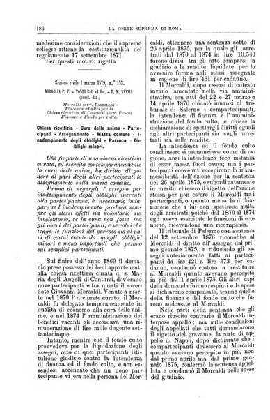 La Corte suprema di Roma raccolta periodica delle sentenze della Corte di cassazione di Roma