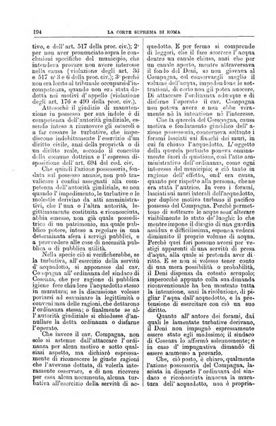 La Corte suprema di Roma raccolta periodica delle sentenze della Corte di cassazione di Roma