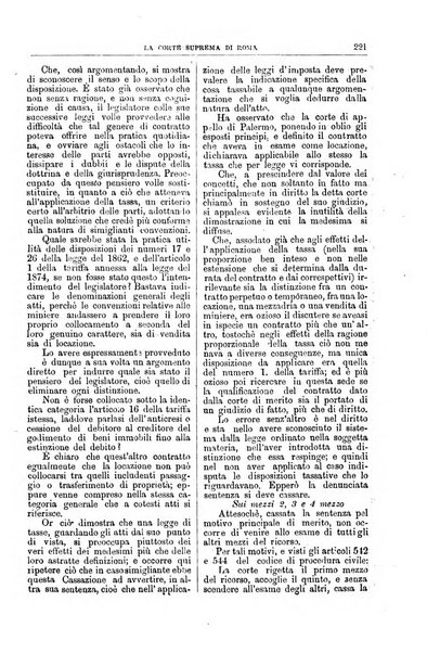 La Corte suprema di Roma raccolta periodica delle sentenze della Corte di cassazione di Roma