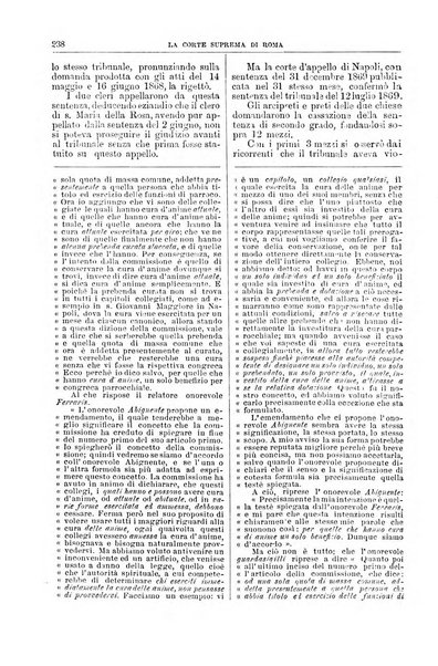 La Corte suprema di Roma raccolta periodica delle sentenze della Corte di cassazione di Roma