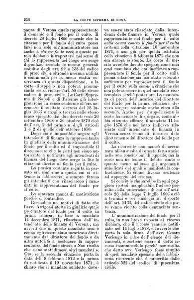 La Corte suprema di Roma raccolta periodica delle sentenze della Corte di cassazione di Roma