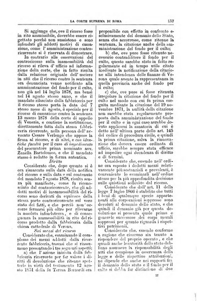 La Corte suprema di Roma raccolta periodica delle sentenze della Corte di cassazione di Roma