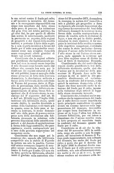 La Corte suprema di Roma raccolta periodica delle sentenze della Corte di cassazione di Roma