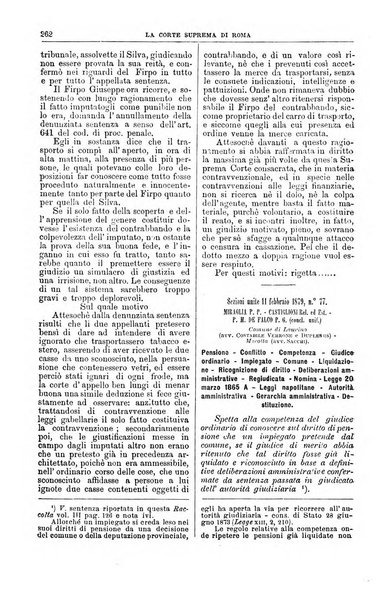 La Corte suprema di Roma raccolta periodica delle sentenze della Corte di cassazione di Roma