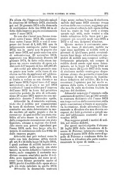 La Corte suprema di Roma raccolta periodica delle sentenze della Corte di cassazione di Roma