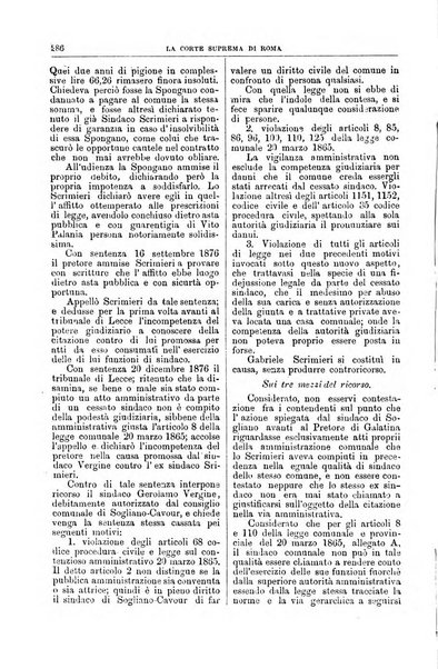 La Corte suprema di Roma raccolta periodica delle sentenze della Corte di cassazione di Roma