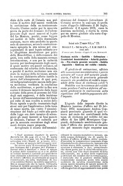 La Corte suprema di Roma raccolta periodica delle sentenze della Corte di cassazione di Roma