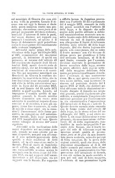 La Corte suprema di Roma raccolta periodica delle sentenze della Corte di cassazione di Roma