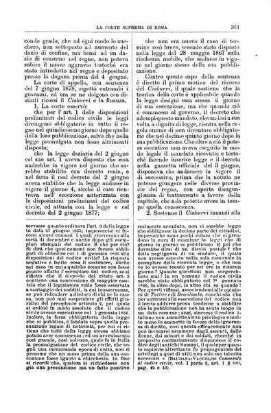 La Corte suprema di Roma raccolta periodica delle sentenze della Corte di cassazione di Roma