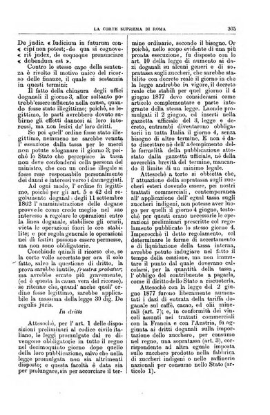 La Corte suprema di Roma raccolta periodica delle sentenze della Corte di cassazione di Roma