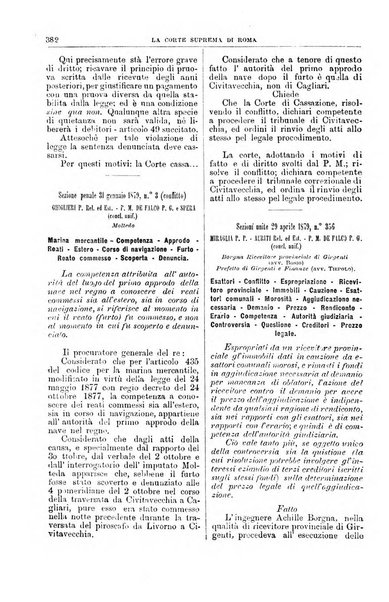 La Corte suprema di Roma raccolta periodica delle sentenze della Corte di cassazione di Roma