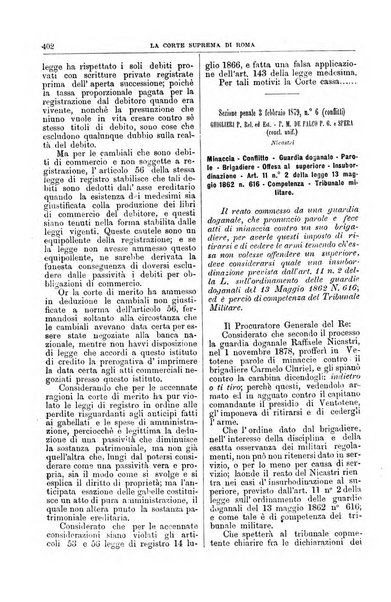 La Corte suprema di Roma raccolta periodica delle sentenze della Corte di cassazione di Roma