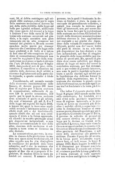 La Corte suprema di Roma raccolta periodica delle sentenze della Corte di cassazione di Roma