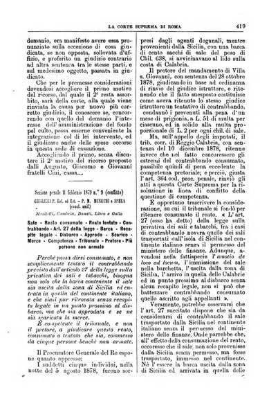 La Corte suprema di Roma raccolta periodica delle sentenze della Corte di cassazione di Roma