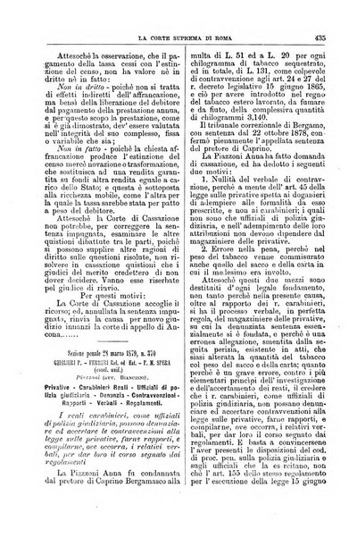 La Corte suprema di Roma raccolta periodica delle sentenze della Corte di cassazione di Roma