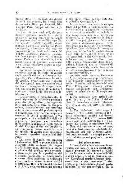 La Corte suprema di Roma raccolta periodica delle sentenze della Corte di cassazione di Roma