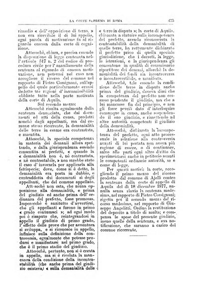 La Corte suprema di Roma raccolta periodica delle sentenze della Corte di cassazione di Roma