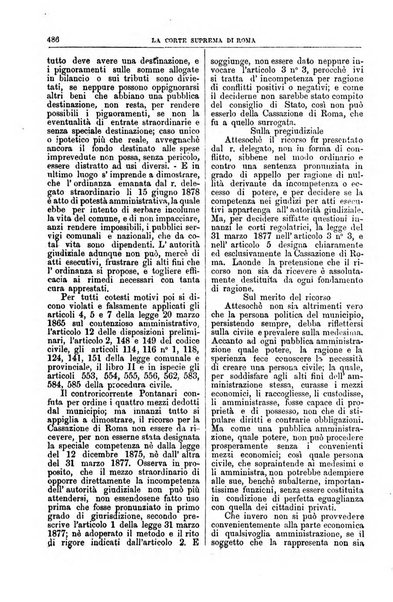 La Corte suprema di Roma raccolta periodica delle sentenze della Corte di cassazione di Roma