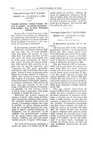 La Corte suprema di Roma raccolta periodica delle sentenze della Corte di cassazione di Roma