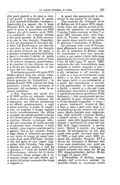 La Corte suprema di Roma raccolta periodica delle sentenze della Corte di cassazione di Roma