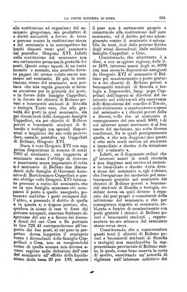 La Corte suprema di Roma raccolta periodica delle sentenze della Corte di cassazione di Roma