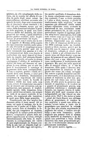 La Corte suprema di Roma raccolta periodica delle sentenze della Corte di cassazione di Roma