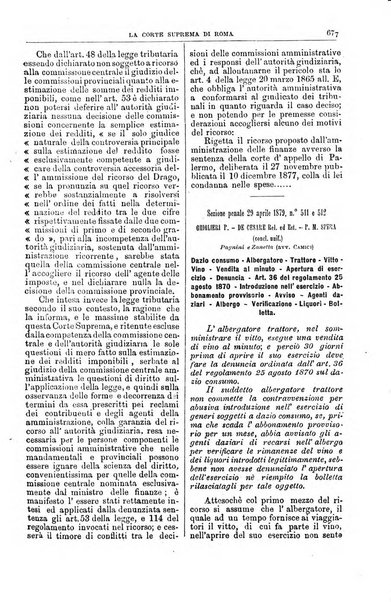 La Corte suprema di Roma raccolta periodica delle sentenze della Corte di cassazione di Roma