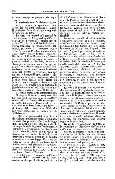 La Corte suprema di Roma raccolta periodica delle sentenze della Corte di cassazione di Roma