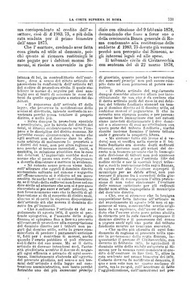 La Corte suprema di Roma raccolta periodica delle sentenze della Corte di cassazione di Roma