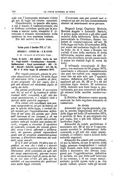 La Corte suprema di Roma raccolta periodica delle sentenze della Corte di cassazione di Roma