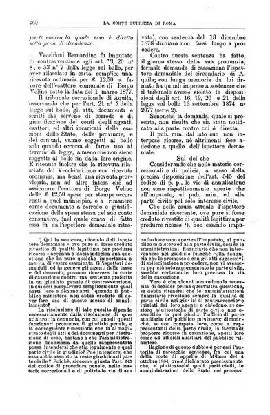 La Corte suprema di Roma raccolta periodica delle sentenze della Corte di cassazione di Roma