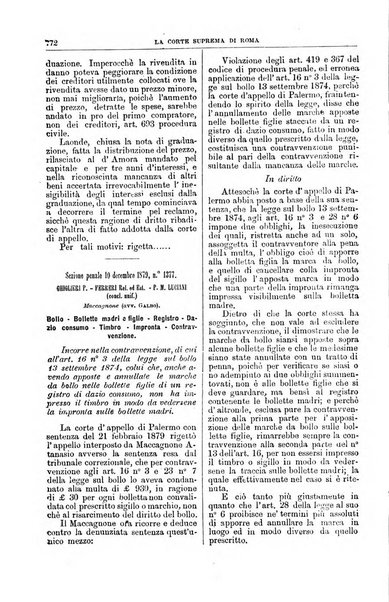 La Corte suprema di Roma raccolta periodica delle sentenze della Corte di cassazione di Roma