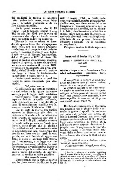 La Corte suprema di Roma raccolta periodica delle sentenze della Corte di cassazione di Roma