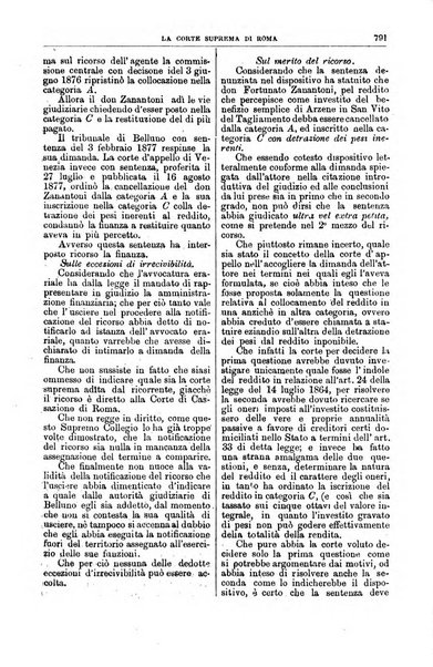 La Corte suprema di Roma raccolta periodica delle sentenze della Corte di cassazione di Roma