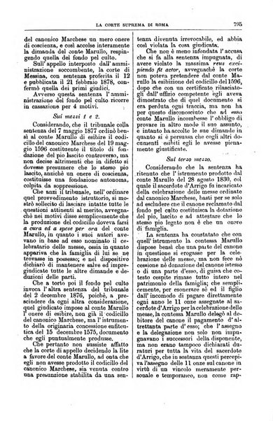 La Corte suprema di Roma raccolta periodica delle sentenze della Corte di cassazione di Roma