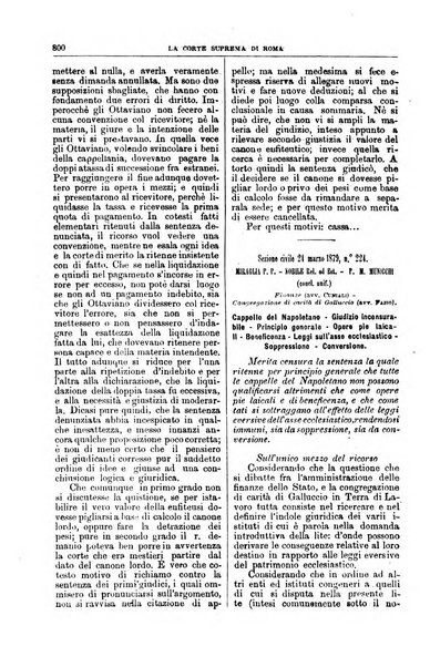 La Corte suprema di Roma raccolta periodica delle sentenze della Corte di cassazione di Roma