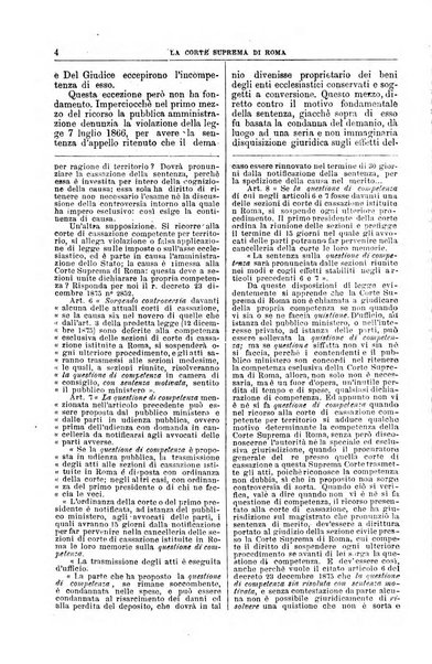 La Corte suprema di Roma raccolta periodica delle sentenze della Corte di cassazione di Roma