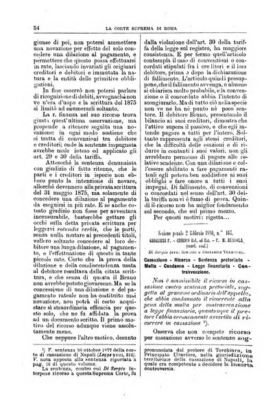 La Corte suprema di Roma raccolta periodica delle sentenze della Corte di cassazione di Roma