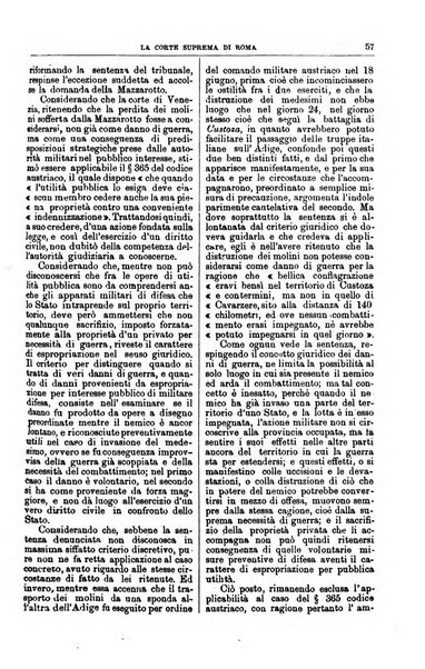 La Corte suprema di Roma raccolta periodica delle sentenze della Corte di cassazione di Roma