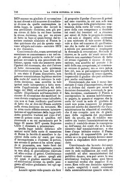 La Corte suprema di Roma raccolta periodica delle sentenze della Corte di cassazione di Roma