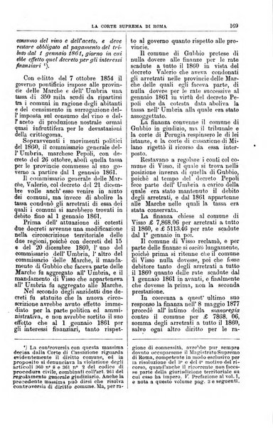 La Corte suprema di Roma raccolta periodica delle sentenze della Corte di cassazione di Roma