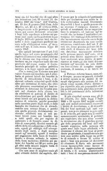 La Corte suprema di Roma raccolta periodica delle sentenze della Corte di cassazione di Roma