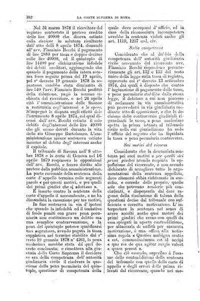 La Corte suprema di Roma raccolta periodica delle sentenze della Corte di cassazione di Roma