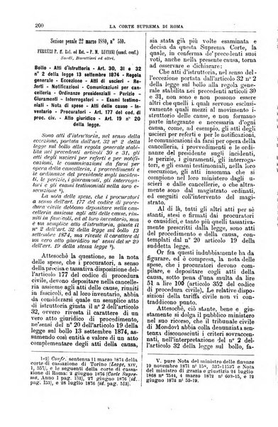 La Corte suprema di Roma raccolta periodica delle sentenze della Corte di cassazione di Roma