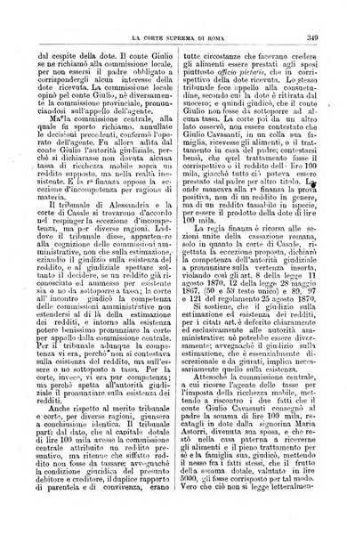 La Corte suprema di Roma raccolta periodica delle sentenze della Corte di cassazione di Roma