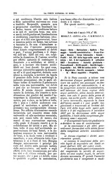 La Corte suprema di Roma raccolta periodica delle sentenze della Corte di cassazione di Roma